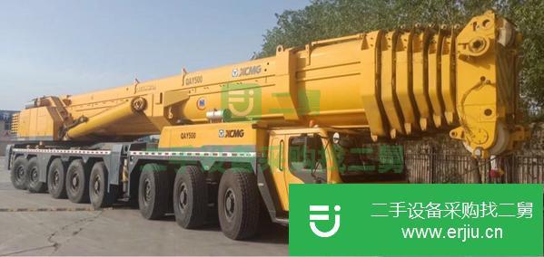 河南出售二手徐工吊車，84米臂