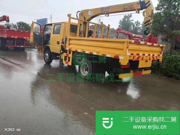 湖南出售二手東風雙排隨車吊