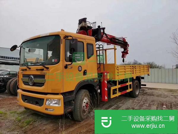 湖北出售二手東風8噸四節臂隨車吊