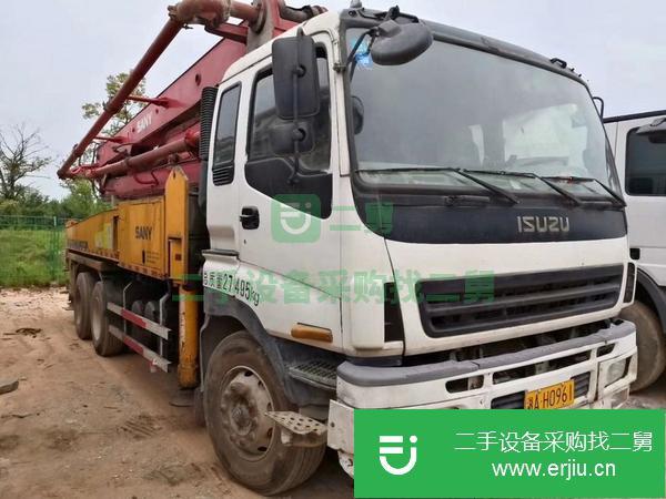山東出售二手三一37米泵車