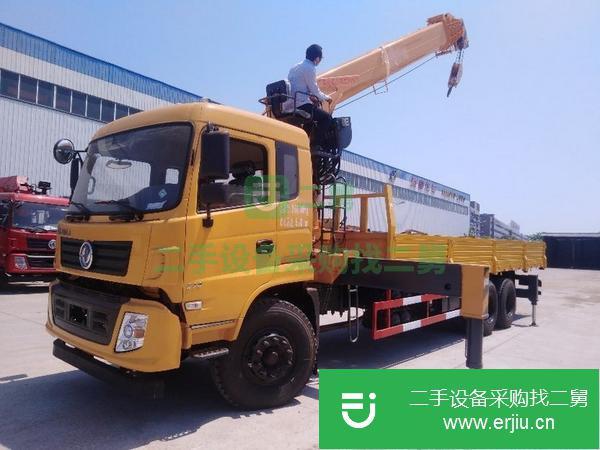 陜西出售二手東風專汽12噸隨車吊