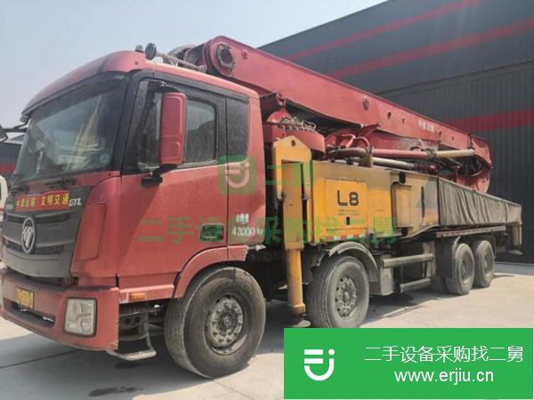 江蘇出售二手福田56米泵車