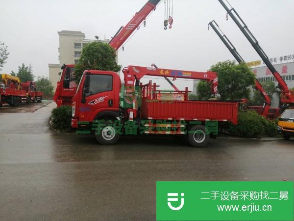湖北出售二手藍牌五噸吊車