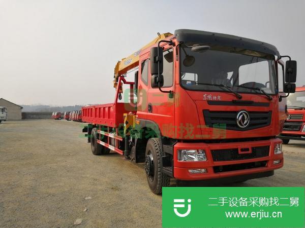 湖北出售二手東風8噸隨車吊