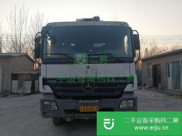 河北出售二手中聯奔馳49米泵車