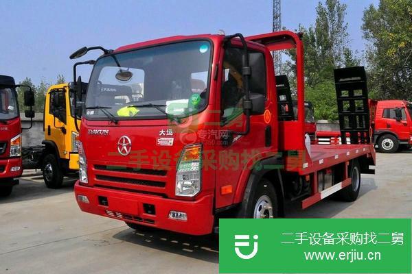 河北出售二手挖機平板運輸車
