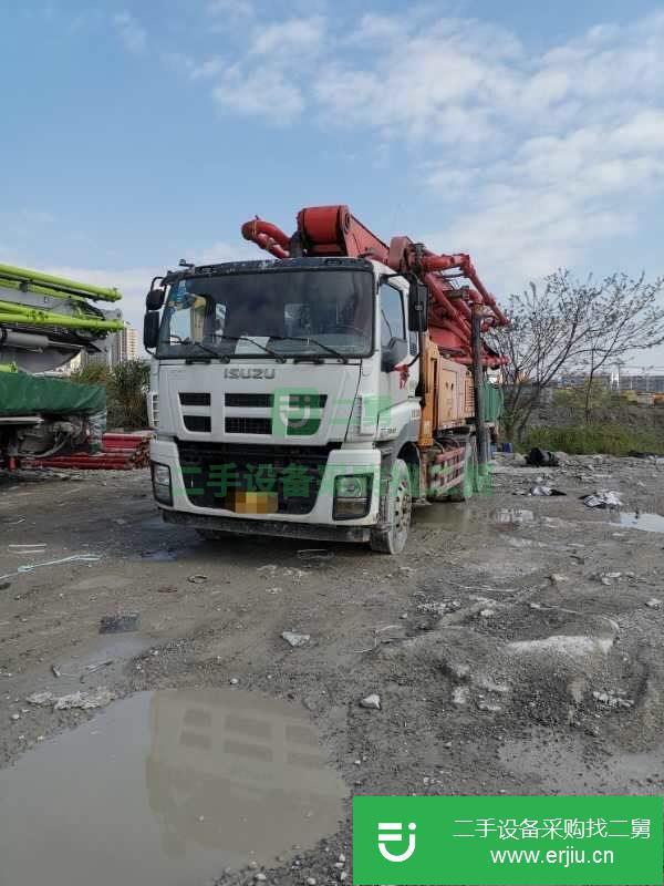 江蘇出售二手國(guó)四三一49米泵車