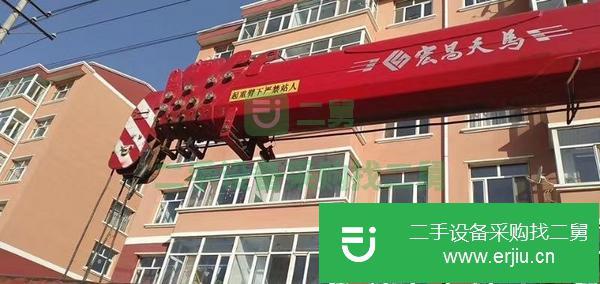 浙江出售二手12噸五節臂吊車