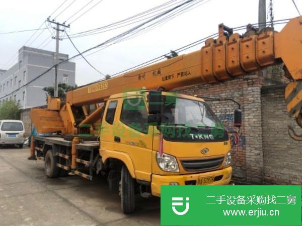 陜西出售二手吊車，10噸6節臂32米高