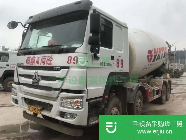 四川出售二手國五豪沃前四后八混凝土攪拌車
