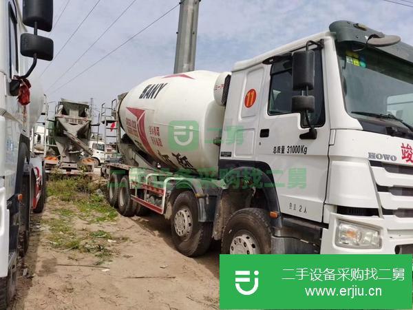 山東出售二手豪沃攪拌車