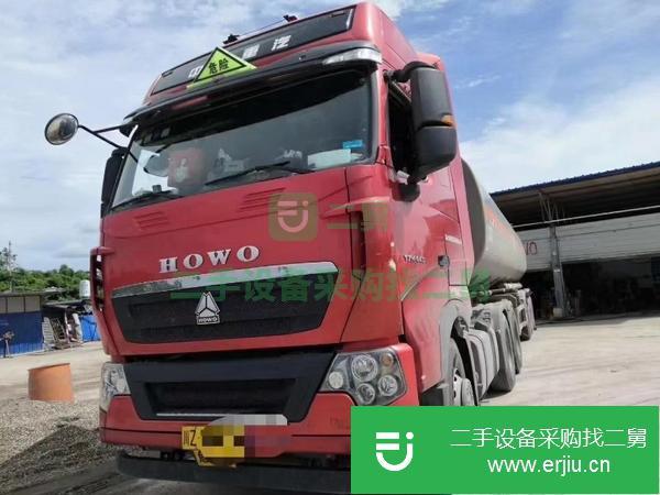 四川出售二手33噸鋁合金豪沃油罐車