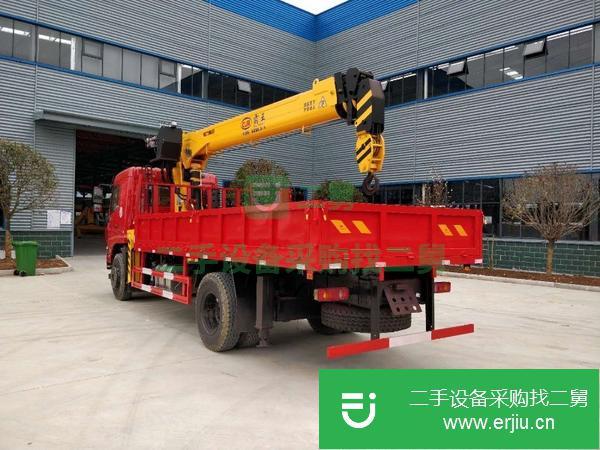 湖北出售二手東風F5型8噸4節臂隨車吊車