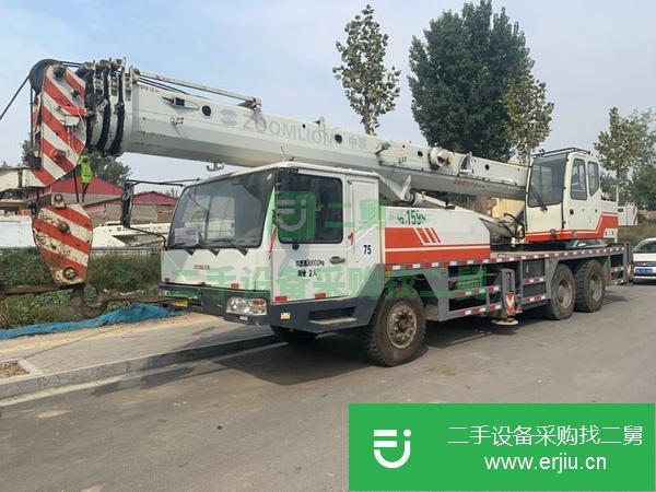 河南出售二手中聯25v汽車吊