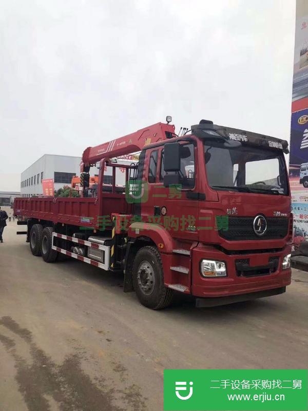 湖北出售二手陜汽德龍后八輪14噸隨車吊