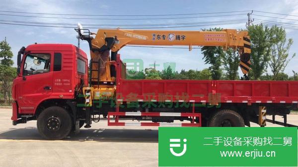 湖北出售二手東風單橋玉柴160馬力8噸隨車吊