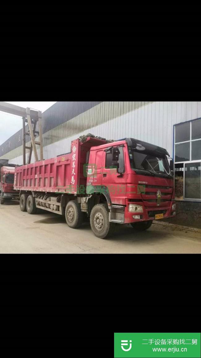 山東出售二手中國重汽380馬力自卸車
