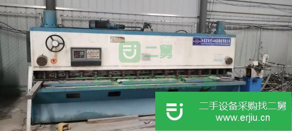 山西出售二手4米8個(gè)厚剪板機(jī)