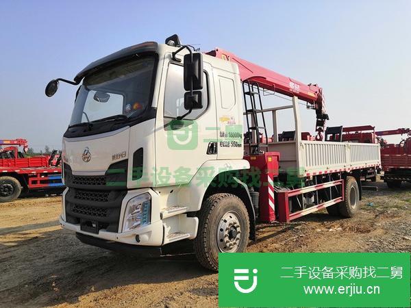 貴州出售二手柳汽乘龍8噸隨車吊