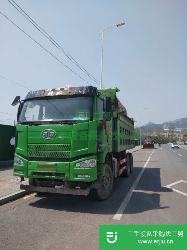 山東出售二手解放J6自卸車