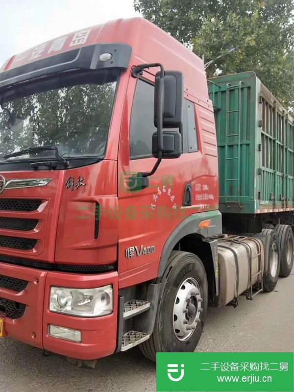 河北出售二手解放牽引車，車況原版，輪胎九成新