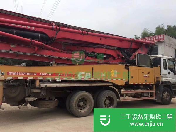 陜西出售二手三一49米泵車
