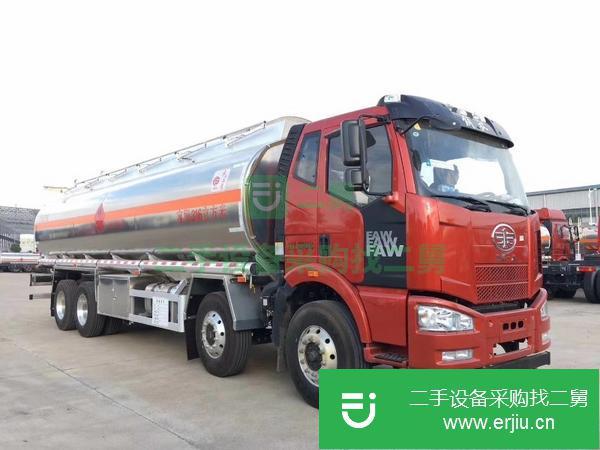 浙江出售二手20噸前四后六鋁合金油罐車