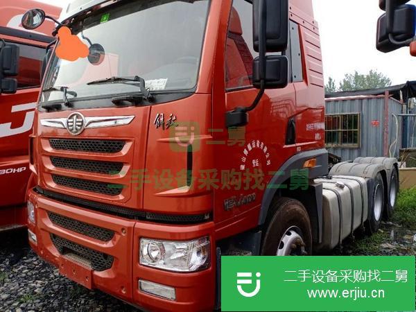 山東出售二手解放牽引車  400馬力 國五排放