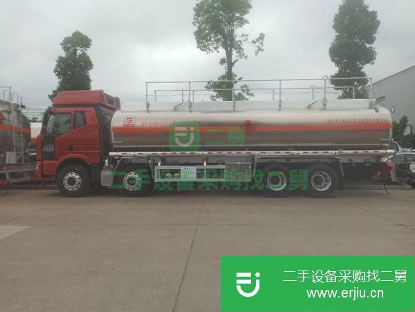 廣西出售二手前四后八25噸解放油罐車(chē)