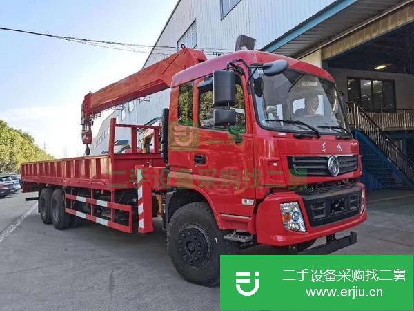 安徽出售二手14噸東風D913前四后八隨車吊
