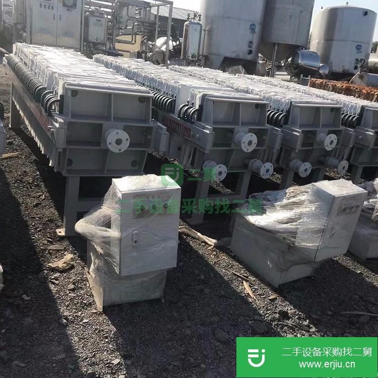 山東出售二手100平方自動隔膜壓濾機