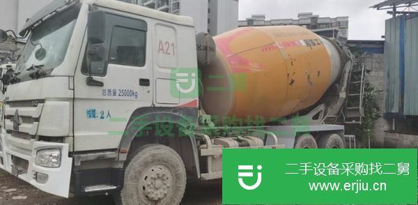 廣西出售二手豪沃國四大12方攪拌車
