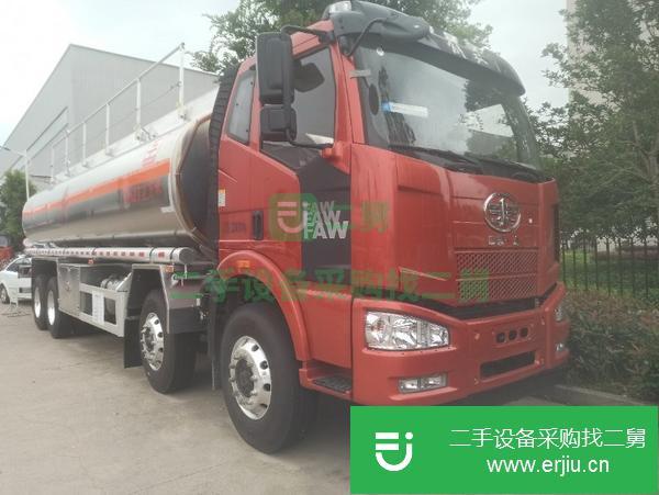 廣西出售二手前四后八25噸解放油罐車(chē)