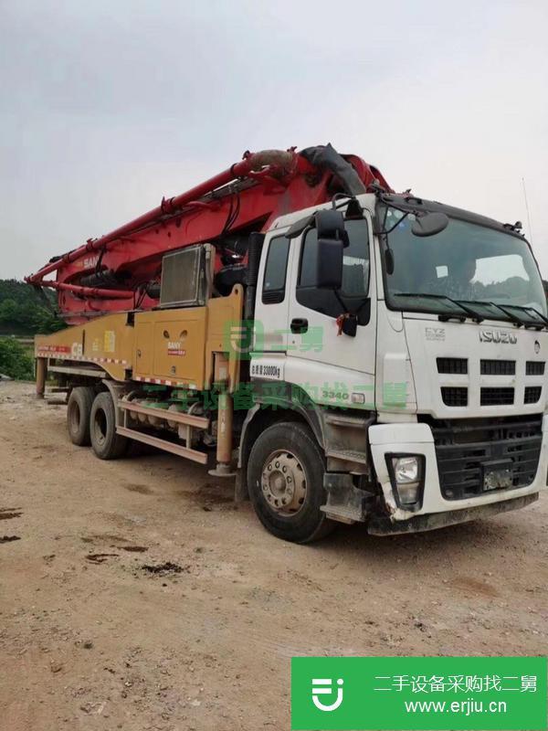 河南出售二手三一49米泵車