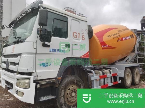 廣西出售二手豪沃國四大12方攪拌車