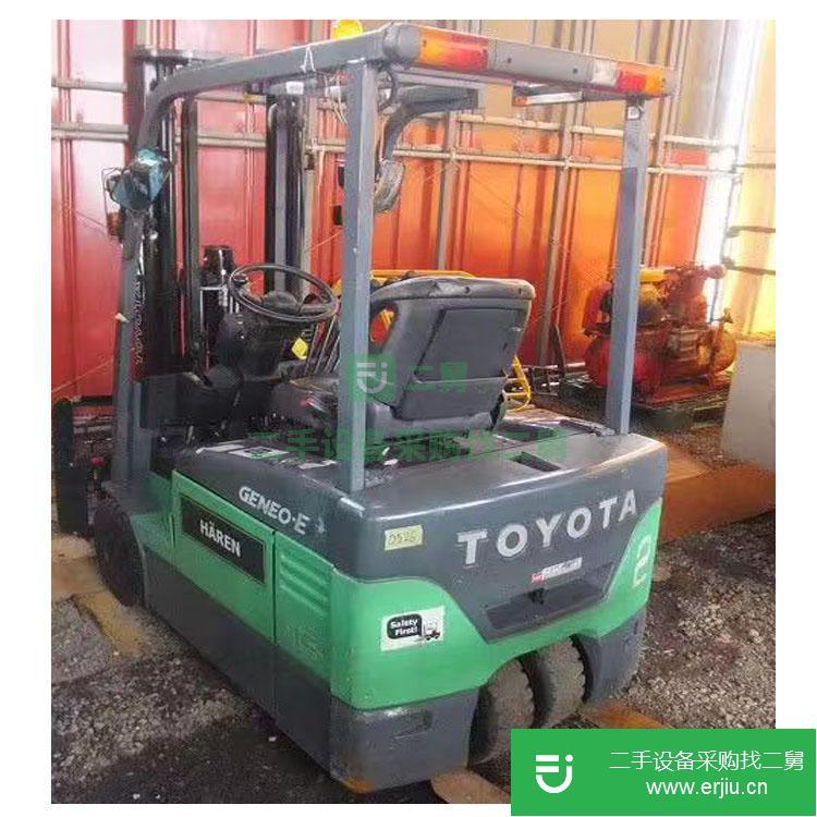 上海出售二手豐田1.5噸電動叉車