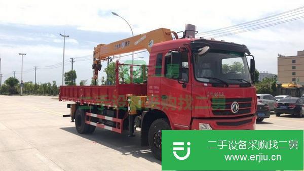 湖北出售二手東風單橋玉柴160馬力8噸隨車吊