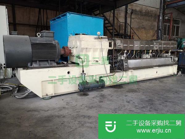 河北出售二手52直徑三螺桿擠出機