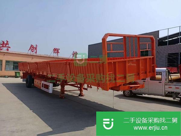 浙江出售二手側(cè)翻半掛車