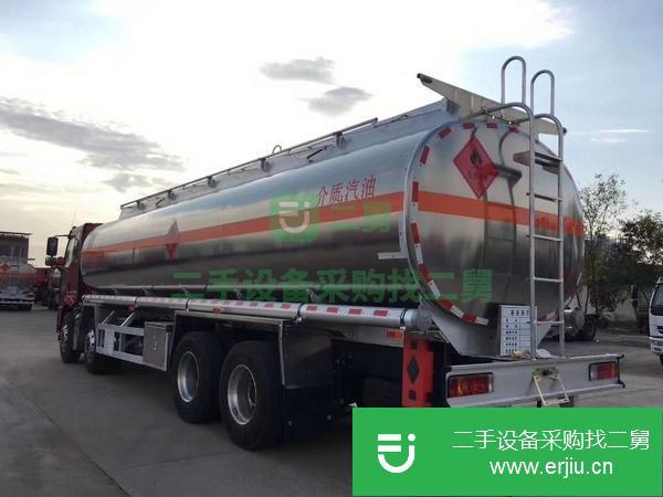 浙江出售二手20噸前四后六鋁合金油罐車
