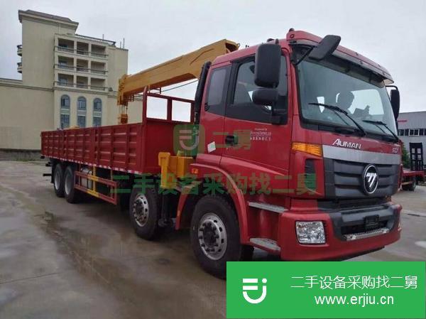 河南出售二手解放牌10噸隨車吊