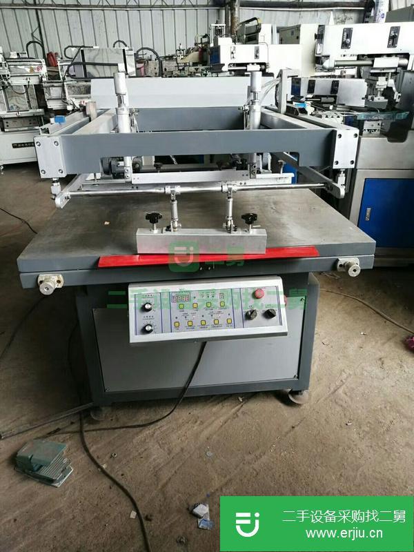 廣東出售二手斜臂絲印機80*110臺面。