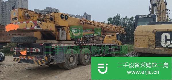 河南出售二手徐工吊車，四節臂