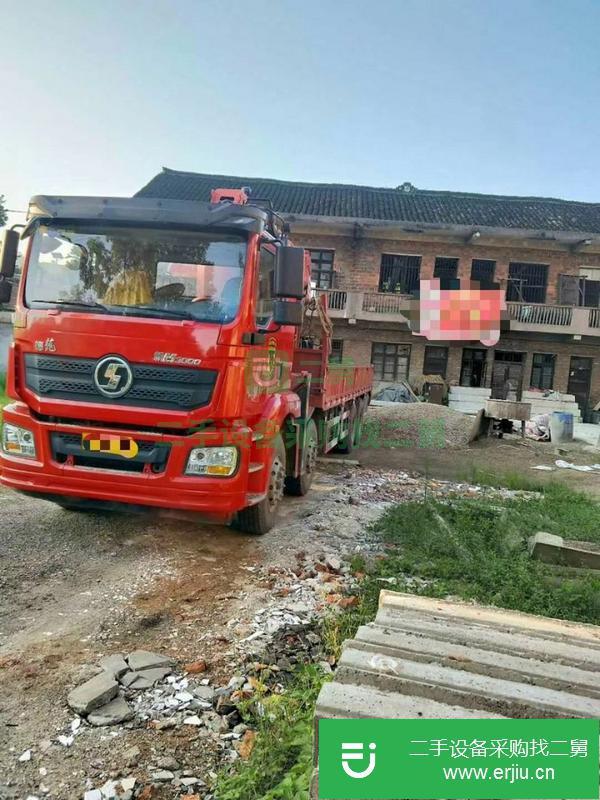 湖北出售二手德龍Ｍ３０００前四后八隨車吊