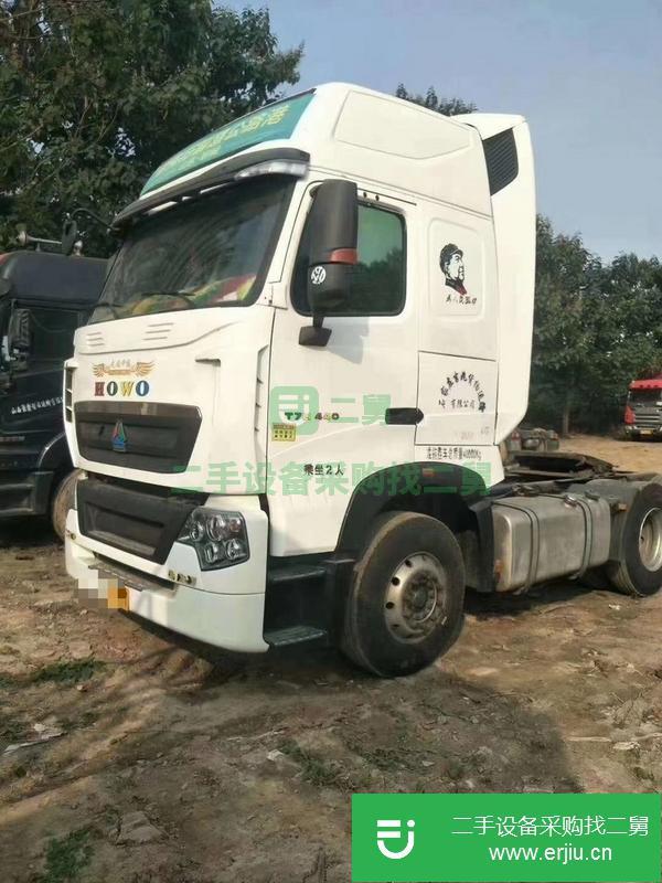 甘肅出售二手國五雙驅豪沃牽引車