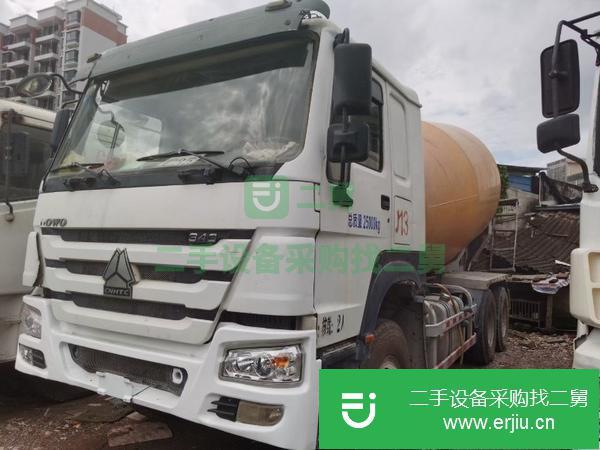 廣西出售二手豪沃國四大12方攪拌車