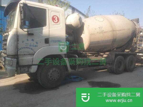 山東出售二手豪運(yùn)大12方混凝土攪拌車