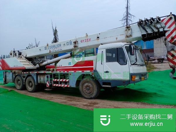 山東出售二手國三中聯25h5汽車吊