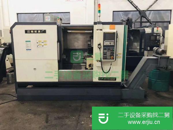 北京出售二手云南HTC2050數控斜身車床
