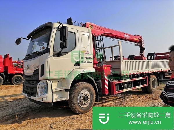 貴州出售二手柳汽乘龍8噸隨車吊